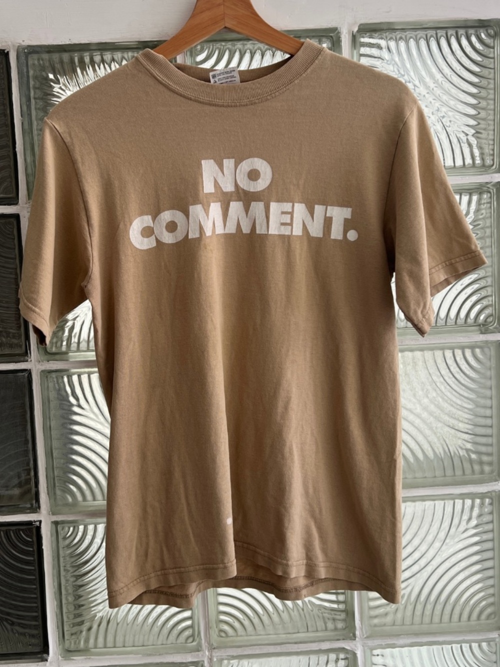 Vtg 90s Anvil Sub Pop "No Comment" T-Shirt - Size S
